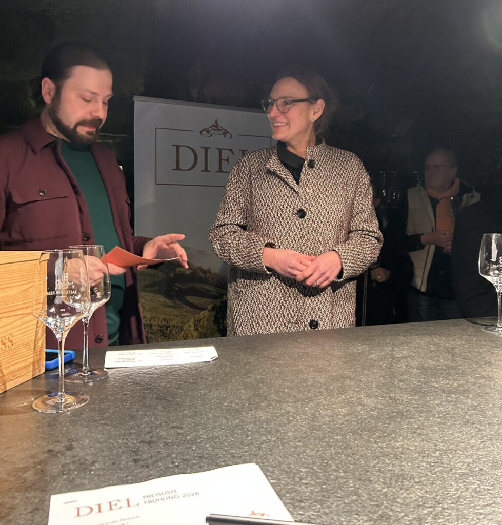 134. wineBANKers Table mit dem Schlossgut Diel